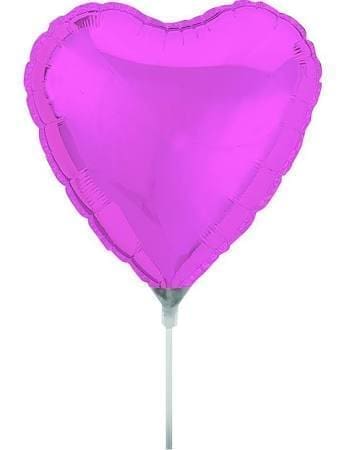 43403 AIR FILLED 9IN HEART PINK